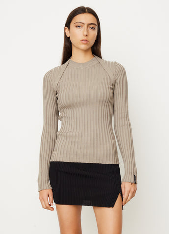 Denys Long Sleeve Knit Sweater