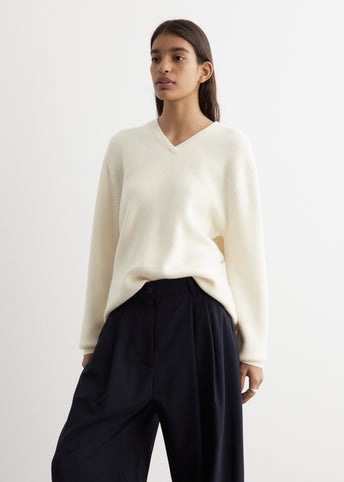 Fonissa V-Neck Rib Sweater