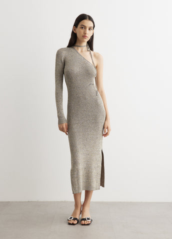 Sparkle One-Sleeve Dress