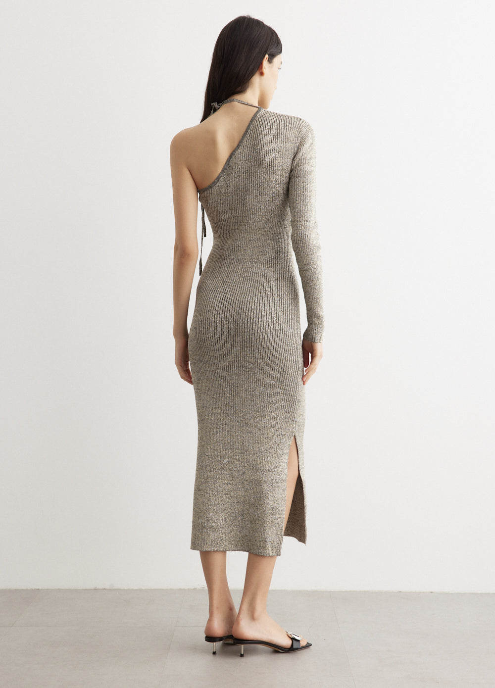 Sparkle One-Sleeve Dress