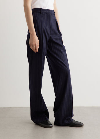 Wide Leg Striped Pants