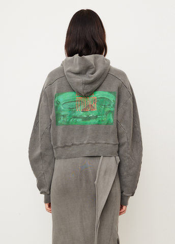 Multiline Zip Hoodie