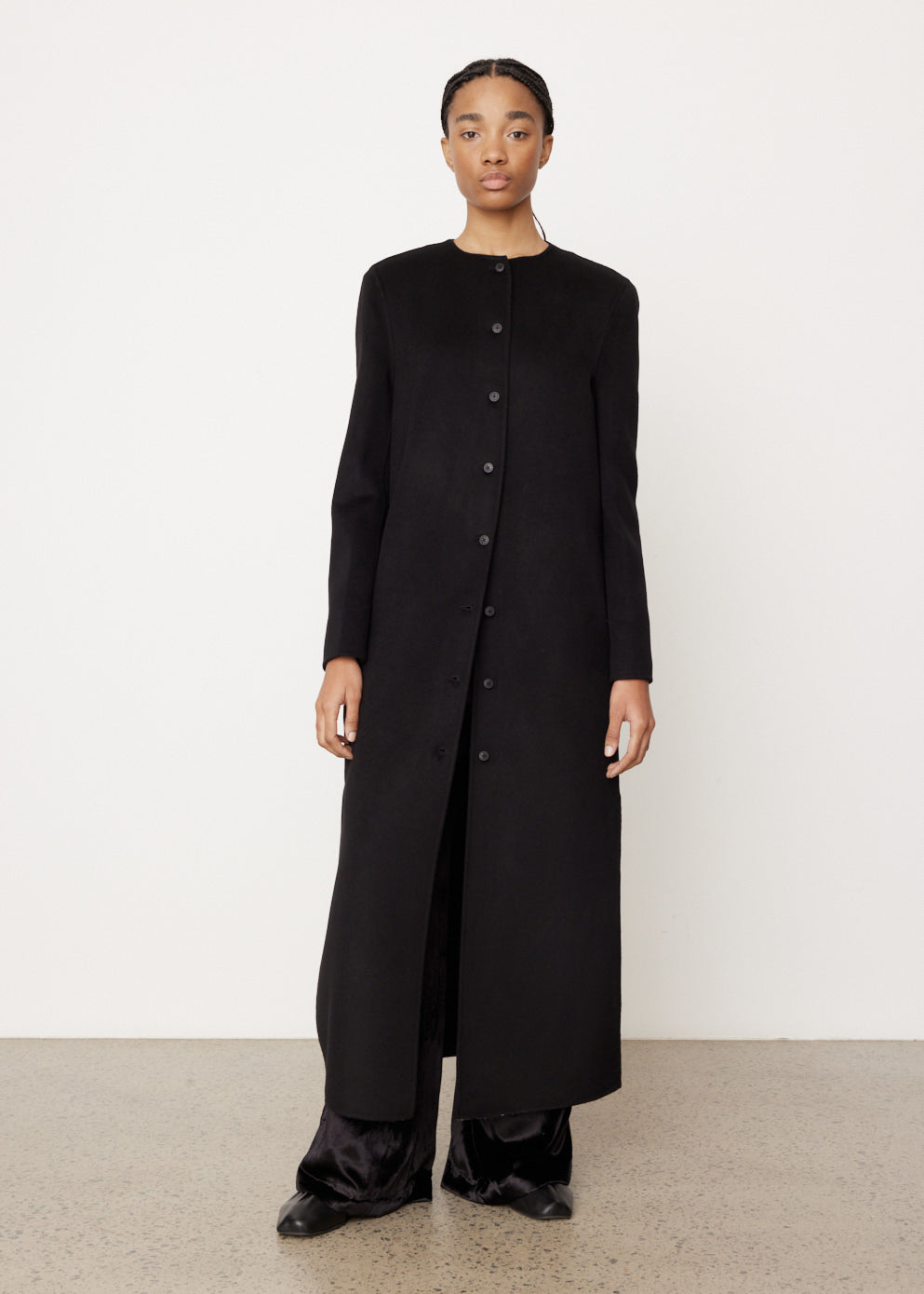 Long Wool Cashmere Coat