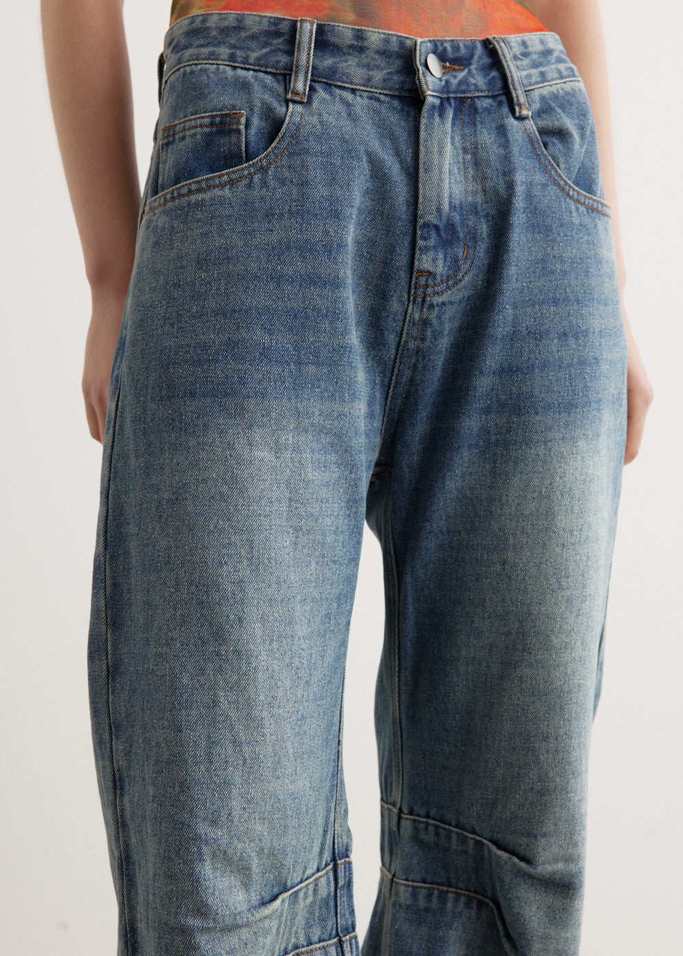 Darted Leg Jeans