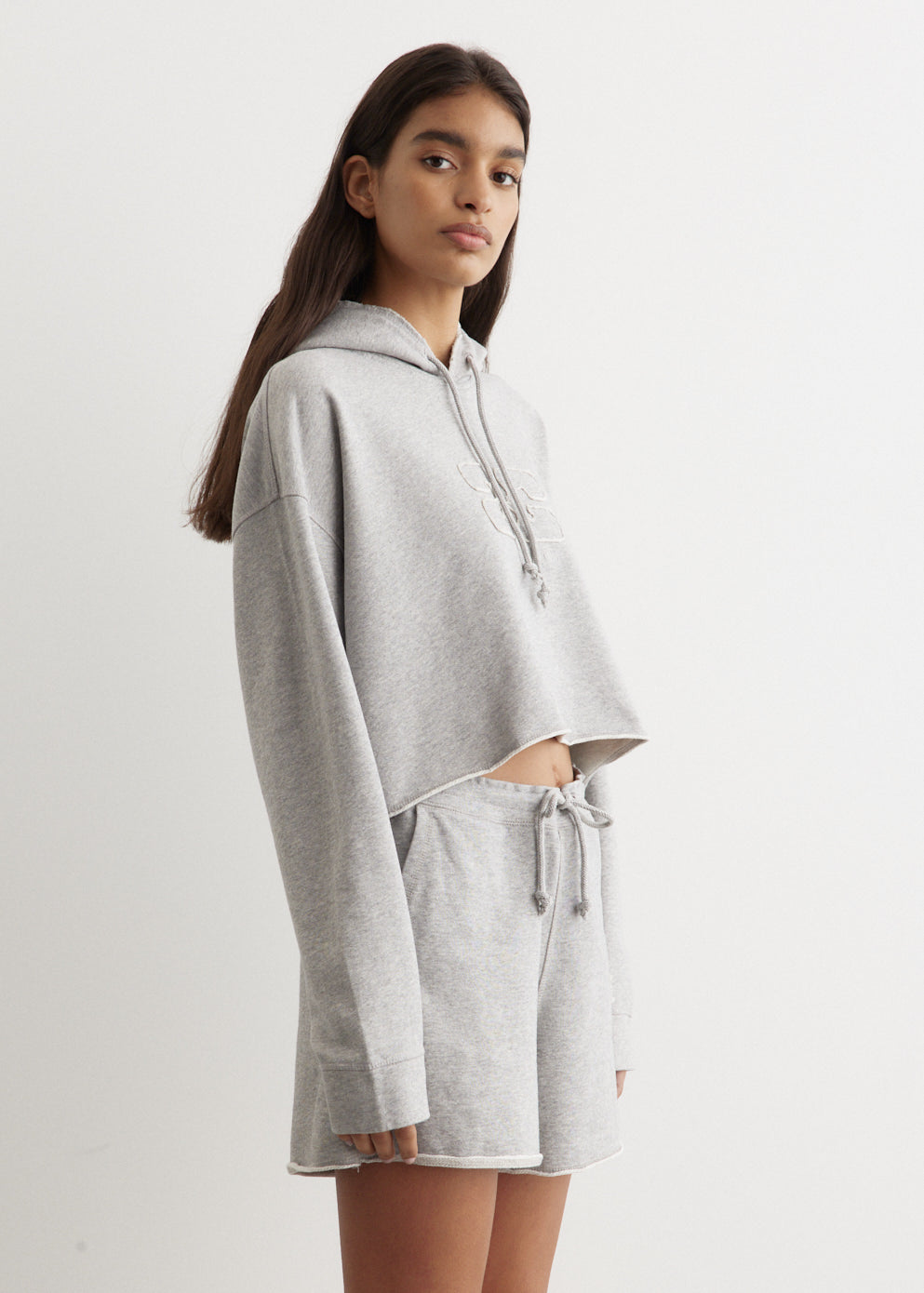 Isoli Cropped Oversized Hoodie