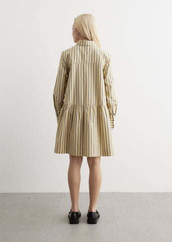 Stripe Mini Shirt Dress