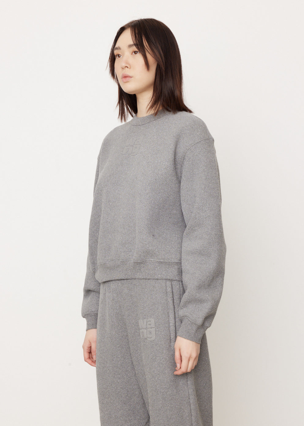 Glitter Essential Terry Sweatshirt