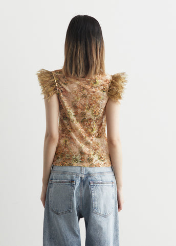 Lace Feather Dachi Tank