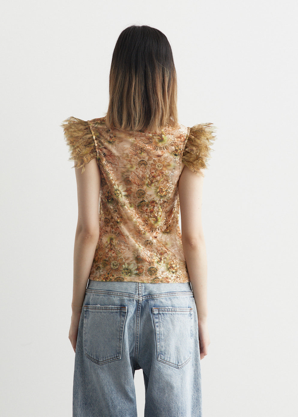 Lace Feather Dachi Tank