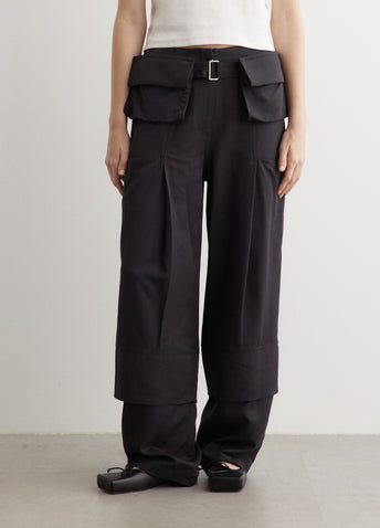 Double Belted Pocket Pants