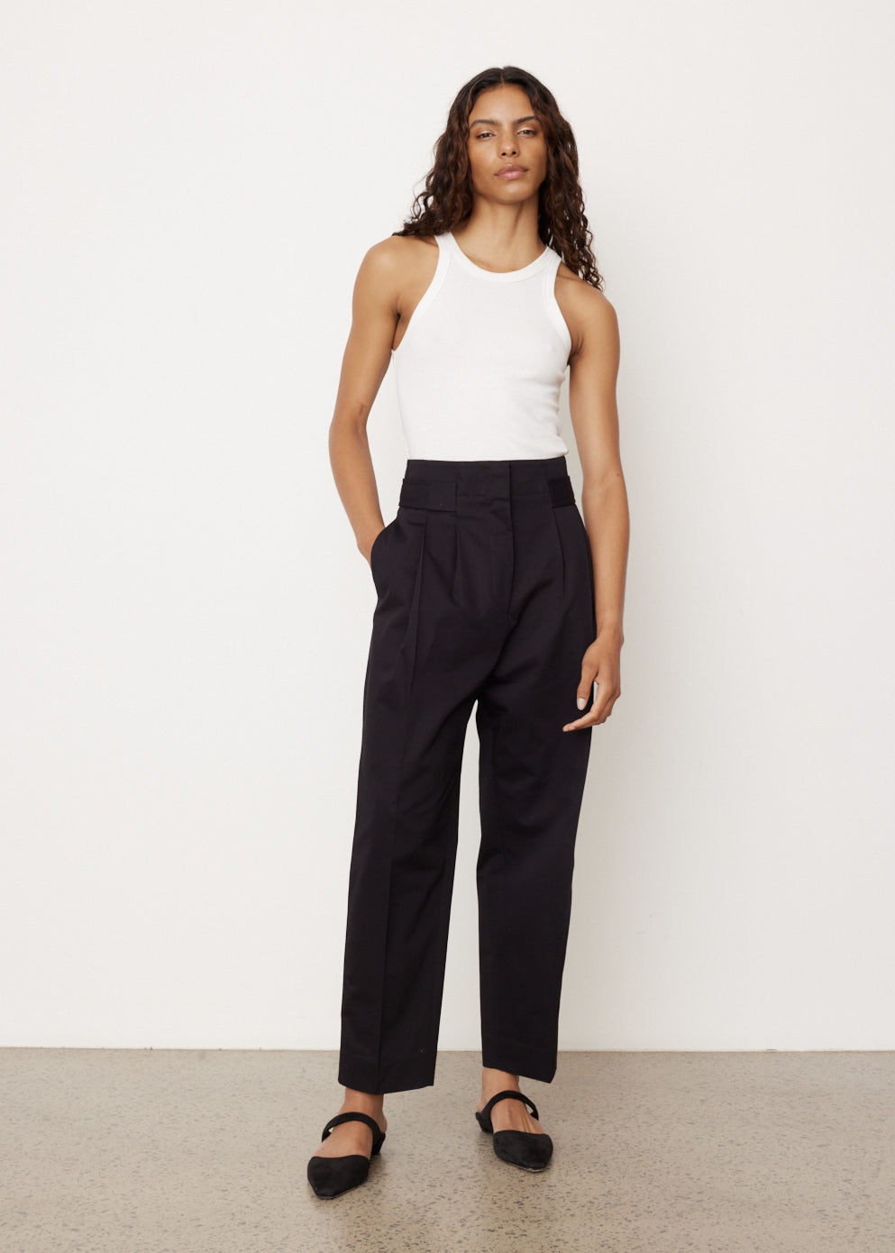Double-Pleated Trousers