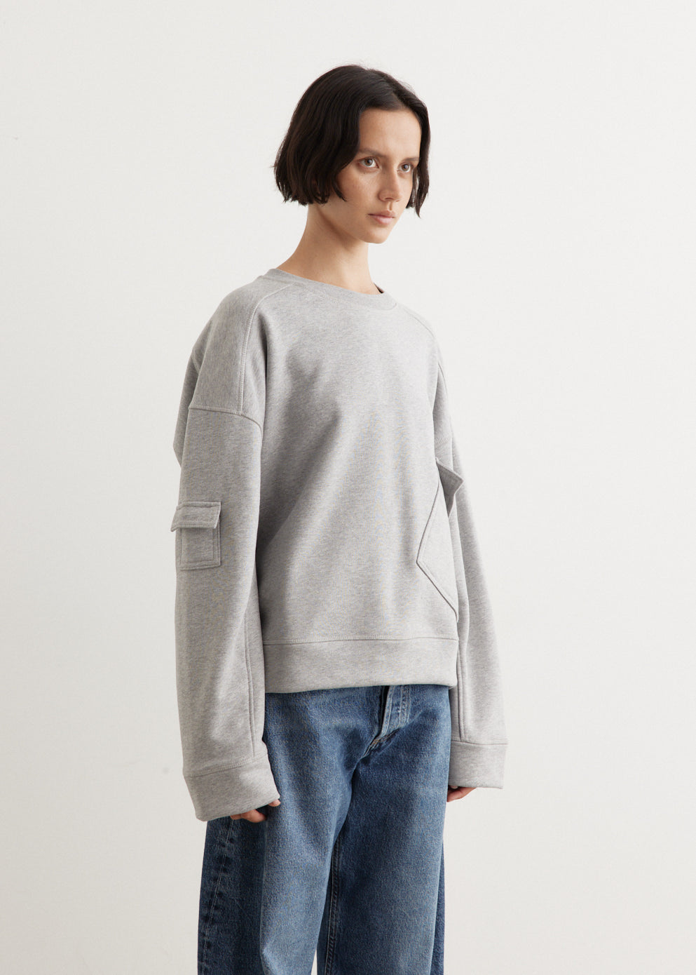 Heavy Terry Drop Shoulder Sweatshirt