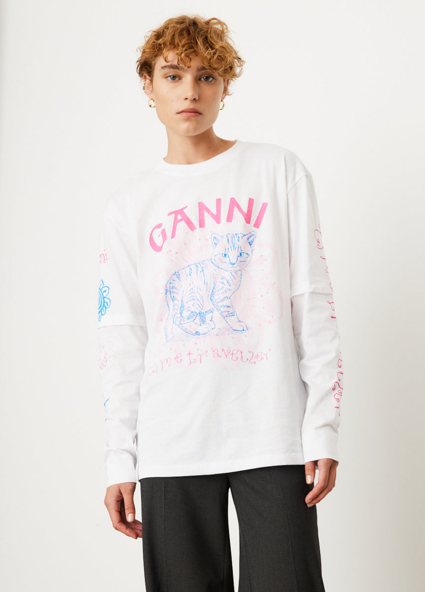 Ganni long outlet sleeve