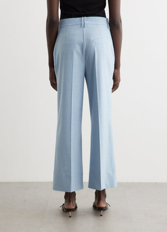 Drapey Melange Cropped Pants