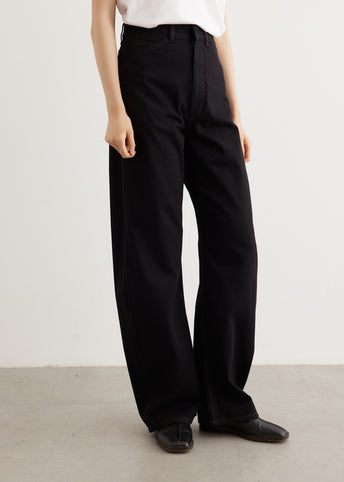 High Waisted Curved Pants