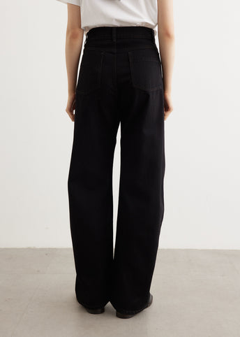 High Waisted Curved Pants