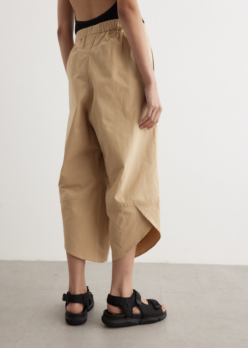 Canvas Split Hem Pants