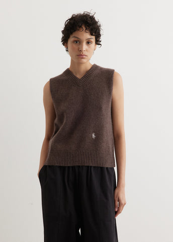 SRC V-Neck Cashmere Vest