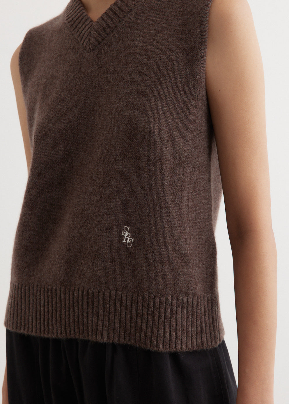 SRC V-Neck Cashmere Vest