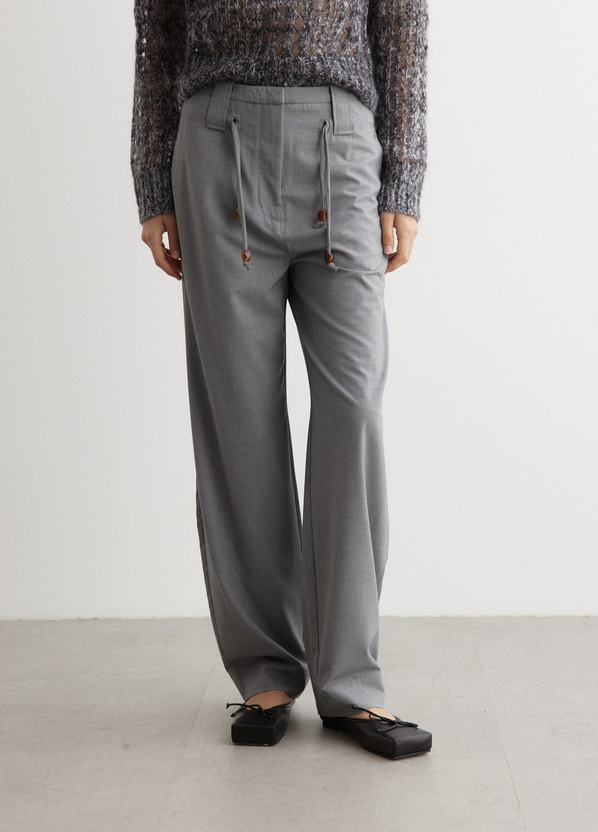 Ganni Isoli Lounge Pants - Paloma Melange on Garmentory