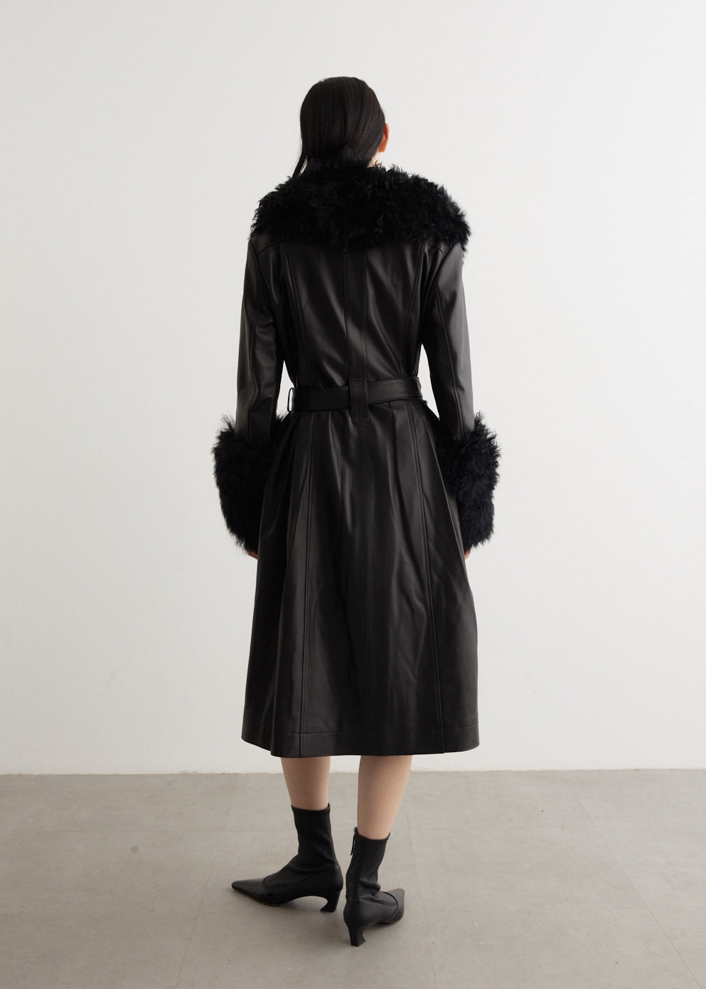 Saks potts black coat on sale