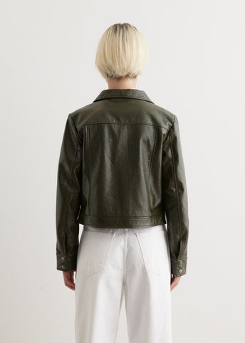 Tagore Vegan Leather Jacket