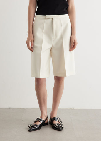 Tailored Wool Shorts