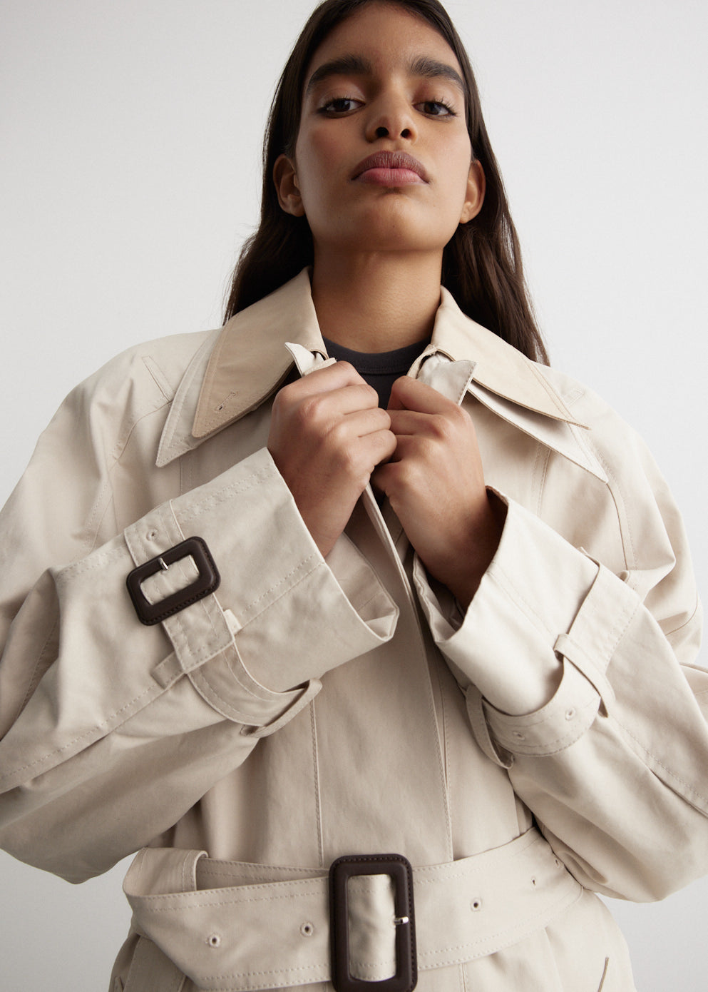 New Armhole Stitch Trench Coat