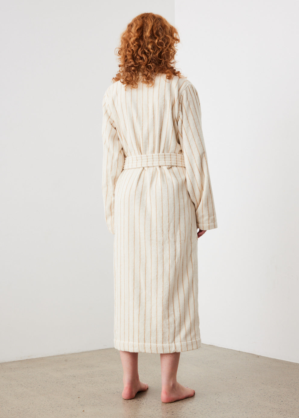 Classic Striped Bathrobe