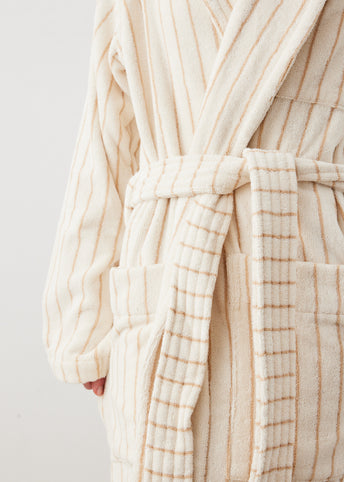 Classic Striped Bathrobe