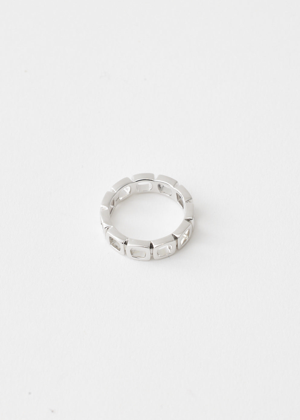 Cushion Band Open Ring