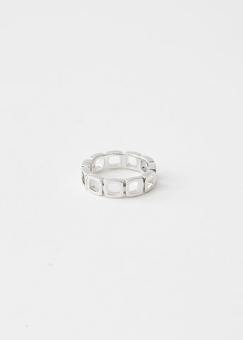 Cushion Band Open Ring