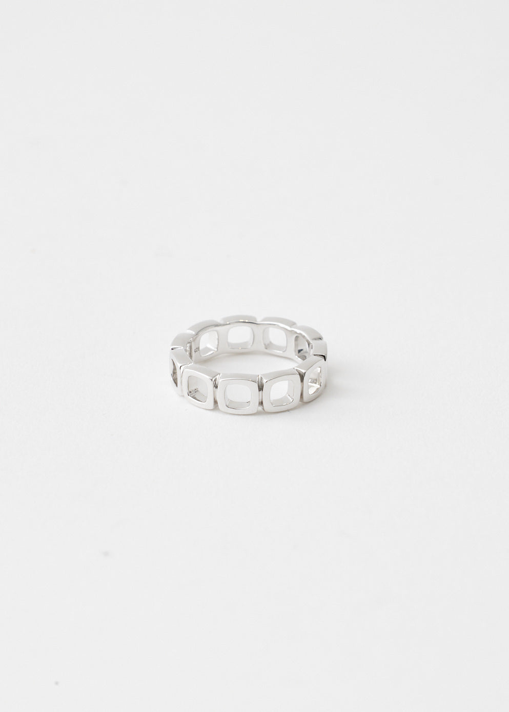 Cushion Band Open Ring