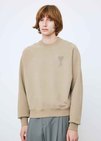 Ami paris 2024 sweatshirt beige