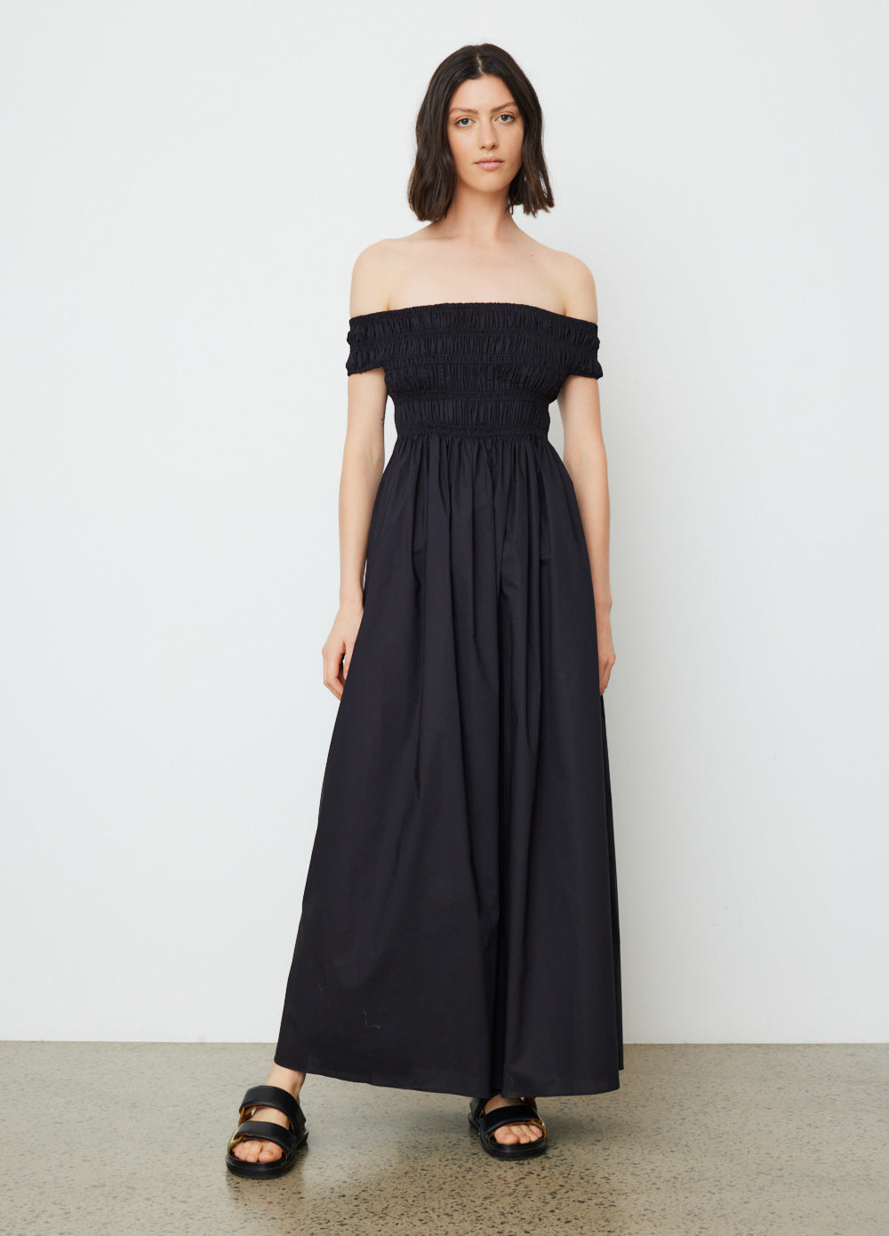 H and m off shoulder online dress