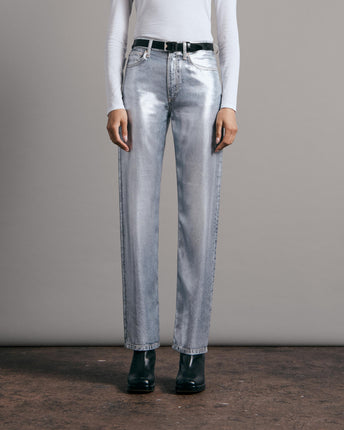 Alex Liquid High-Rise Straight Pants