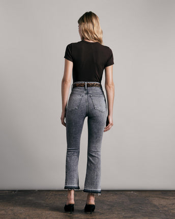 Night Owl Crop Flare Jeans