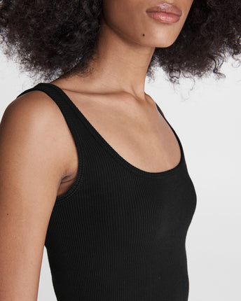 Essential Rib Scoop Neck Tank