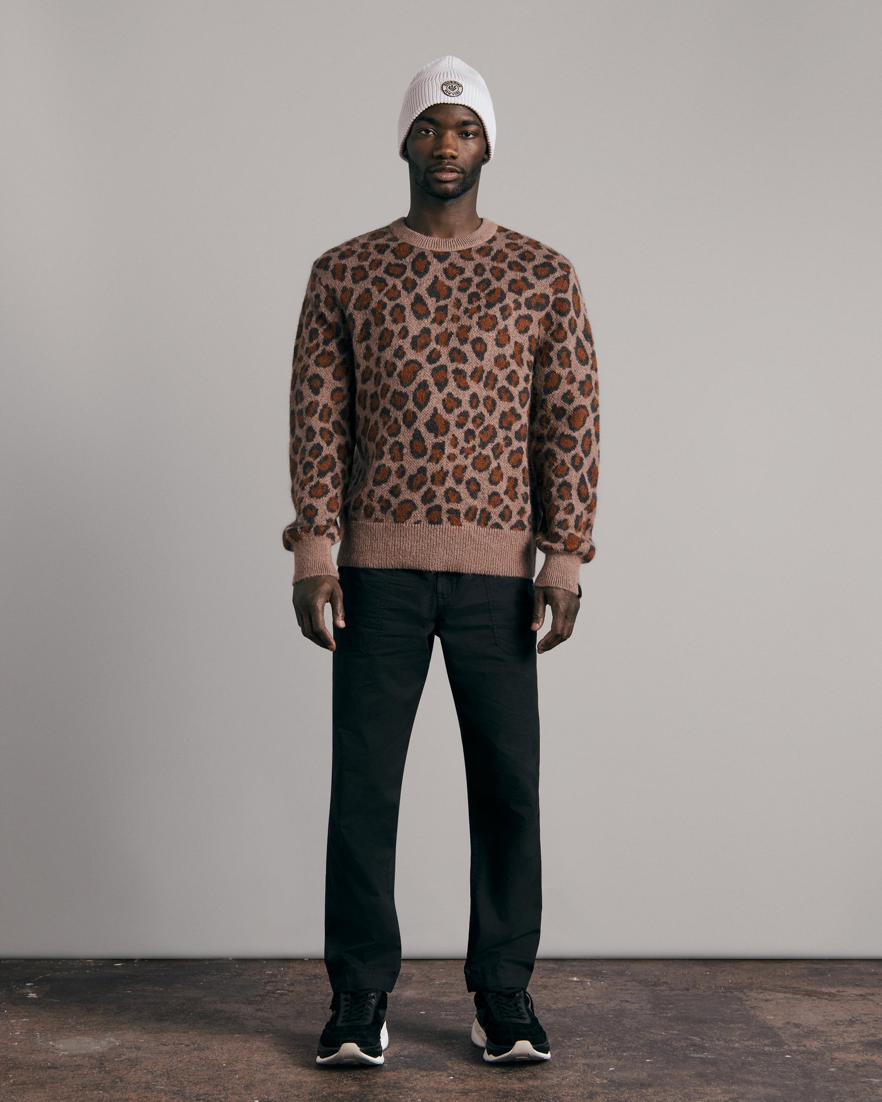 Leopard 2025 mohair sweater