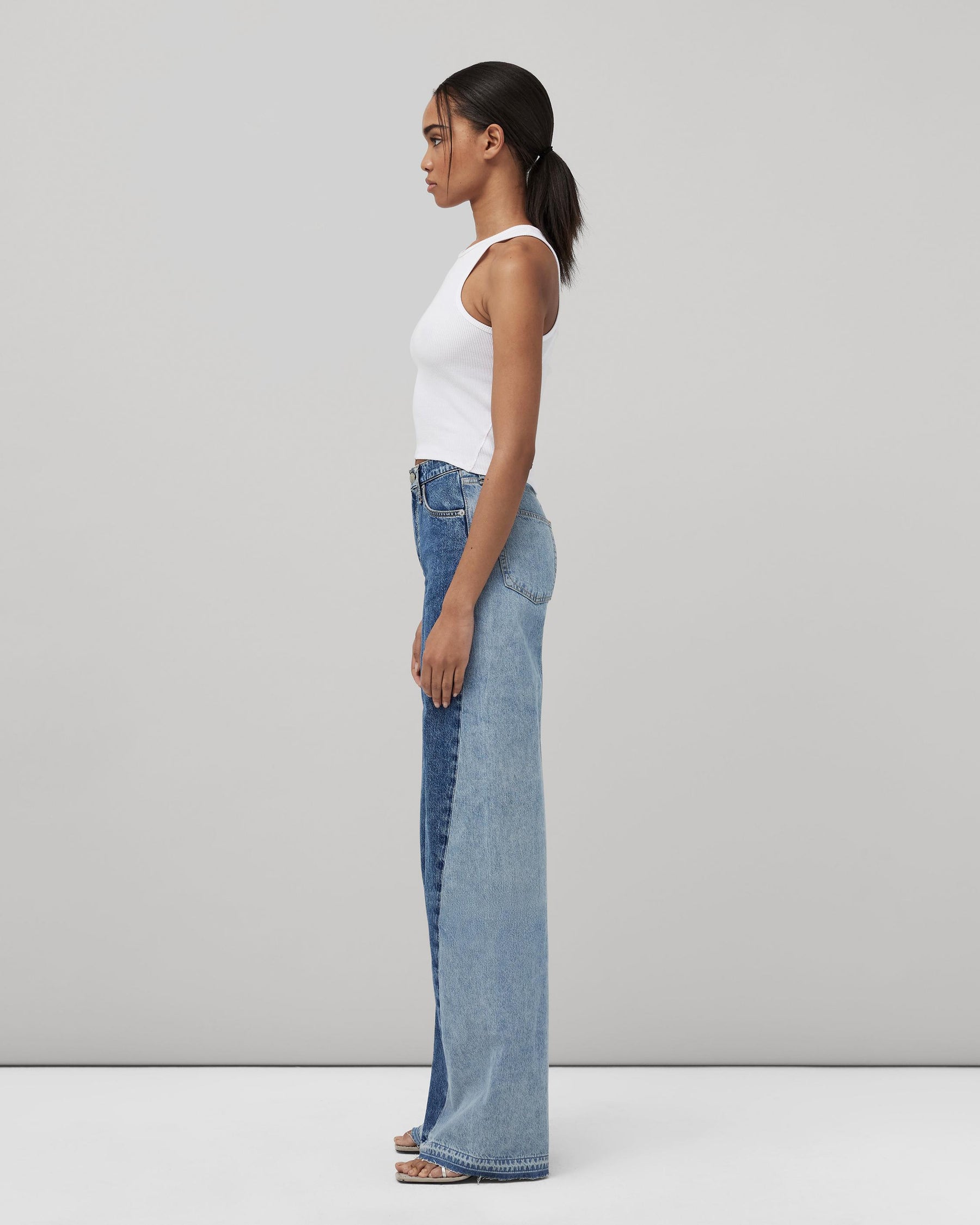 Sofie Two-Tone Jeans
