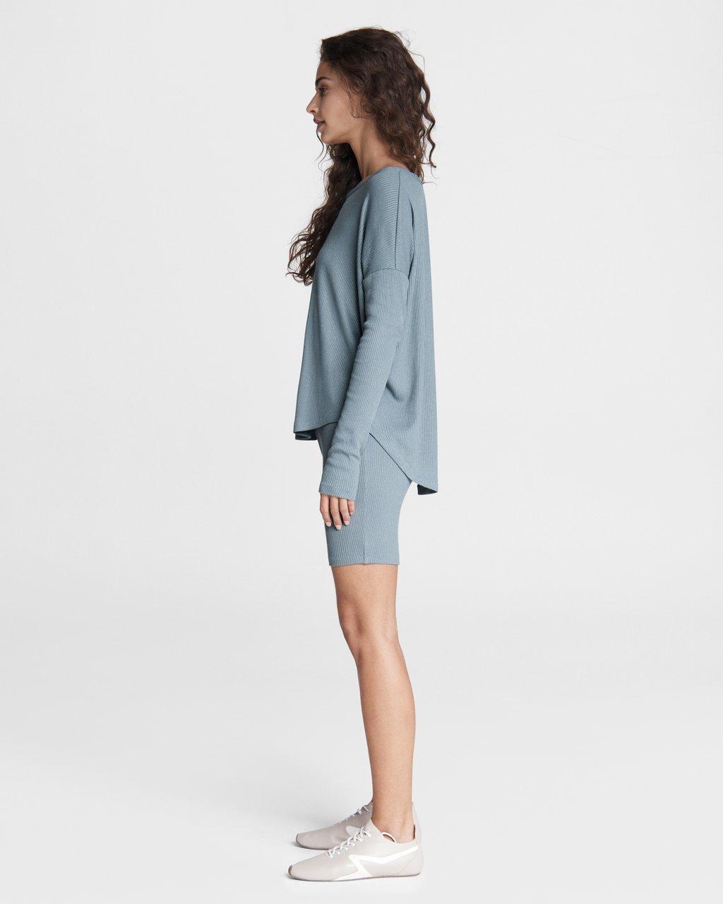 The Knit Rib Long-Sleeve Top