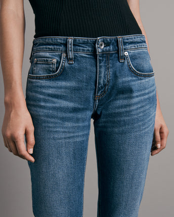 Dre Low-Rise Slim Boyfriend Jeans