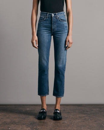 Nina High-Rise Ankle Cigarette Jeans