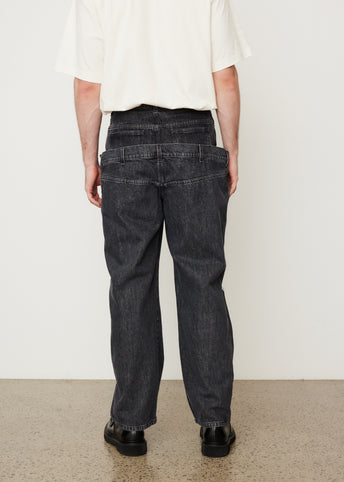 Double Waistband Jeans