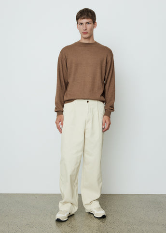 Garment Dyed Wide Pants