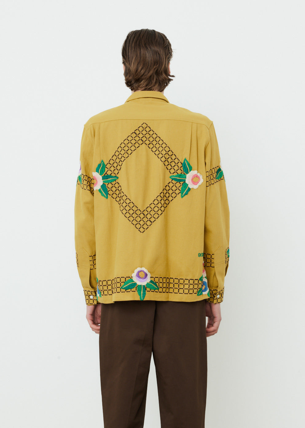 Embroidered Garden Bed Long Sleeve Shirt