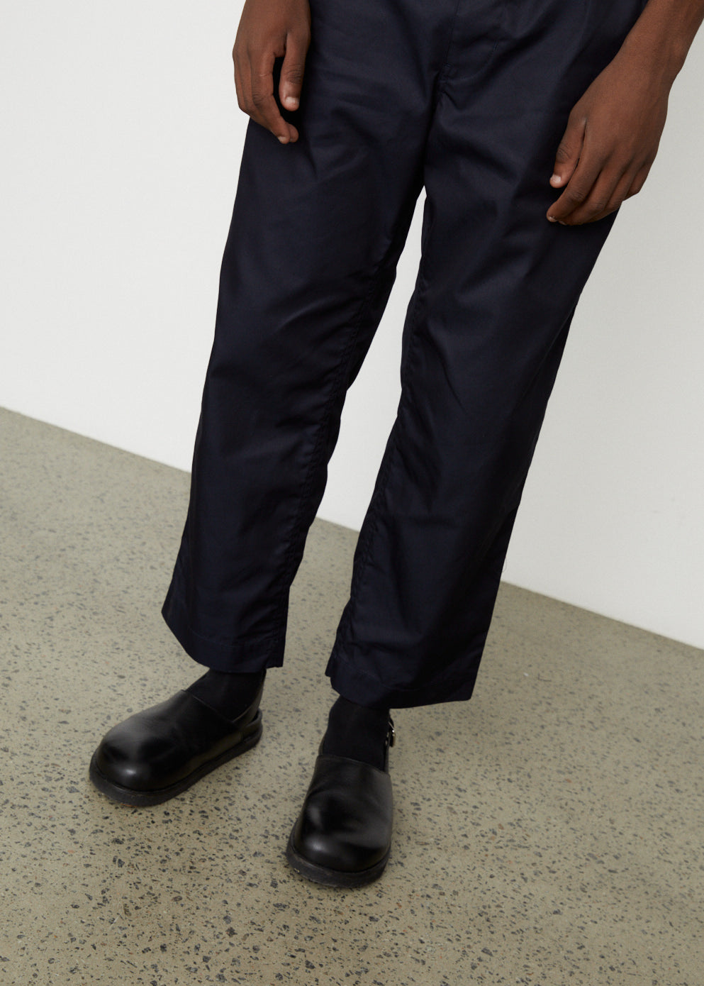 Gabardine Garment Washed Pants