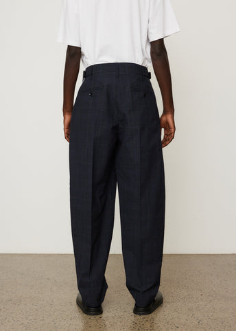 Pleated Tapered Pants