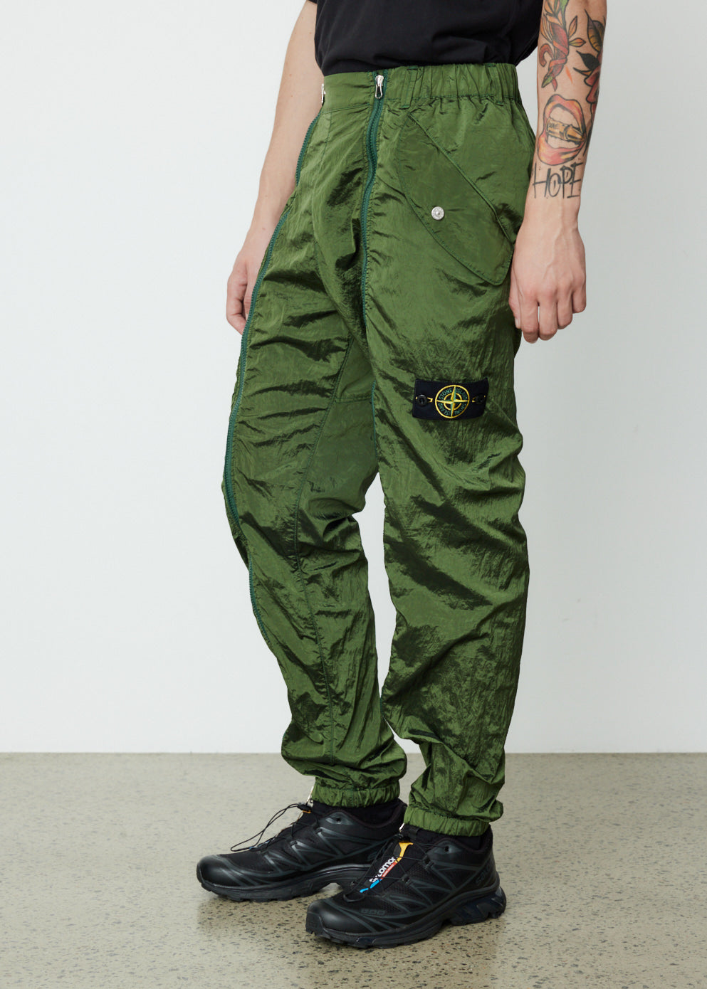 Zip Nylon Cargo Pant