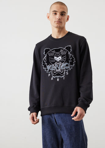 Kenzo Black Tiger Embroidered Sweatshirt – Boutique LUC.S